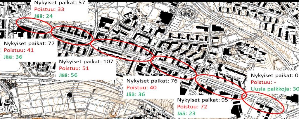 17 (44) Kyselyn perusteella alueen asukkaat hyötyisivät paremmasta tiedottamisesta taloyhtiöiden vapaista paikoista ja mahdollisuudesta vuokrata paikkoja myös taloyhtiön ulkopuolisille. Taulukko 4.