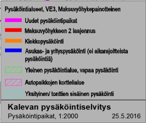 25 (44) 6.3 VE3 Maksuvyöhykepainotteinen pysäköinti A Kuva 18. Vaihtoehto 3, maksuvyöhykepainotteinen pysäköinti.