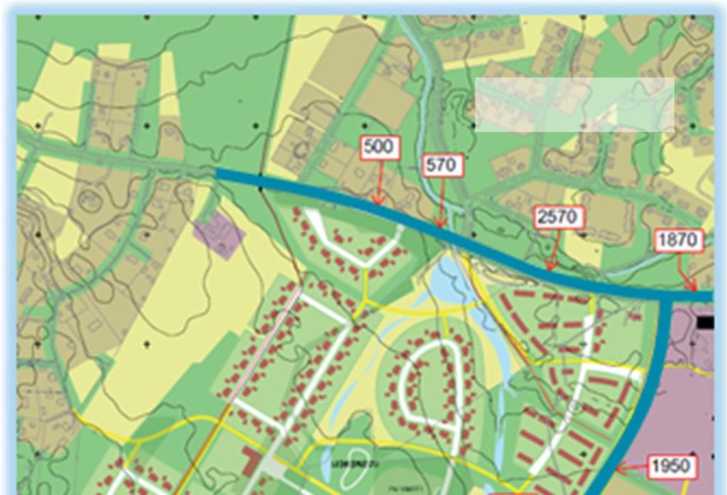 Niittyholman liikenteen ja ympäristön yleissuunnitelma, meluselvitys, 12.8.2014 3 (4) 2.3 Liikennetiedot Melulaskennat on tehty SoundPlan 7.