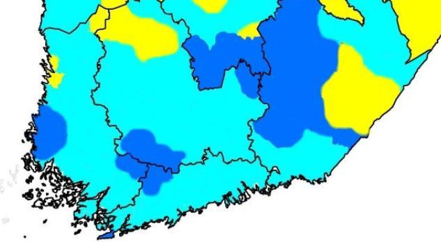 24 Siltojen ylläpito Varsinais-Suomen, Satakunnan ja Pirkanmaan alueilla SILLAT VARSINAIS-SUOMEN, SATAKUNNAN JA PIRKANMAAN ALUEILLA Kuva 12. Vuotuiset sulamis-jäätymissyklit.