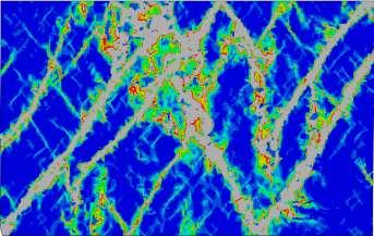 carbides Damage network inside