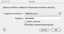 Varmista, että välityspalvelin-asetukset eivät ole valittuna: Valitse Lähiverkon asetukset (LAN Settings ). Firefox 1. Valitse Firefox-valikosta Asetukset (Preferences ) 3.