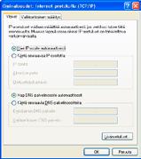 käyttöjärjestelmän asetukset ja luot Internet-yhteyden. 4.
