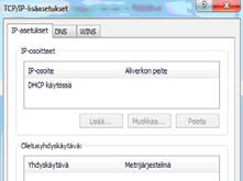 3. Laajakaistaliittymän asetukset / Windows 7 3. Laajakaistaliittymän asetukset / Mac OS 8.