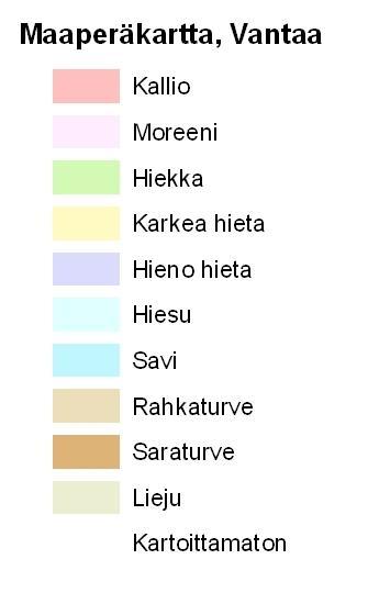 Pohjavesialue ja varsinainen pohjavedenmuodostumisalue on esitetty kuvassa 2. Kuva 2.