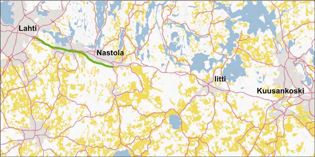 12 Ympäristövaikutusten arviointimenettely HANKKEEN ESITTELY Ympäristövaikutusten arviointiohjelmassa (YVA-ohjelma) käsitellään valtatien 12 yhteysvälihankkeen Lahti - Kouvola läntistä tieosuutta