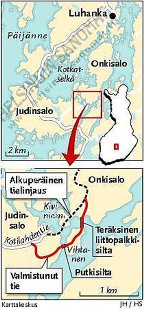 Esimerkki: Onkisalo Läänin ympäristönsuojelutoimiston henkilöt ja muutamat yksityishenkilöt vastustivat hanketta.