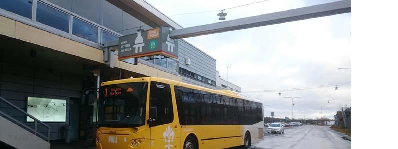 18 2.2.3 Turku Turussa sähköbussiliikenteeseen saatiin ensikosketus heinäkuussa 2013, kun sähköbussi oli testikäytössä viikon tavallisessa linjaliikenteessä linjalla 1 Satama Kauppatori Lentoasema.