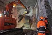 Maaliskuussa tunnelissa ja asemilla ahkeroi yhteensä 663 työntekijää. Tiesitkö, että maaliskuun lopussa Helsingin puolen louhinnoista on tehty jo 98 prosenttia.