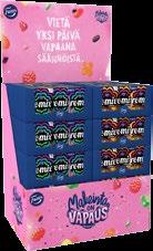1/1/1 lava/pall *6416453434189* 403603 Tutti Frutti 325 350 g, 20 ltk sekap 226 kpl/myks, st./förs.enh. 1/1/1 lava/pall *6416453436039* UUSI SISÄTÖ! Nytt innehåll!