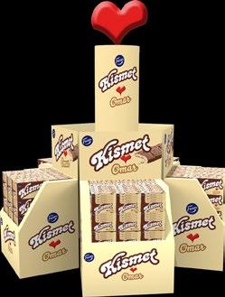 kombination av mjuk gräddkola och frasig Kismet-chokladvåffla De nya smakerna väcker uppmärksamhet och