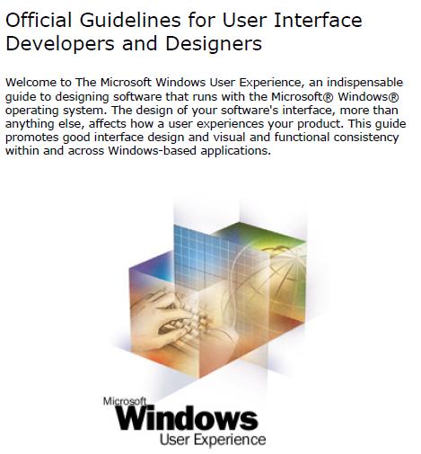 Hae käyttöösi GUI-tyyliohjekirjat GUI-tyyliohjeita saatavilla PDFtiedostoina Apple Human Interface Guidelines UXGuide (Windows 7 ja Vista) Windows User Experience