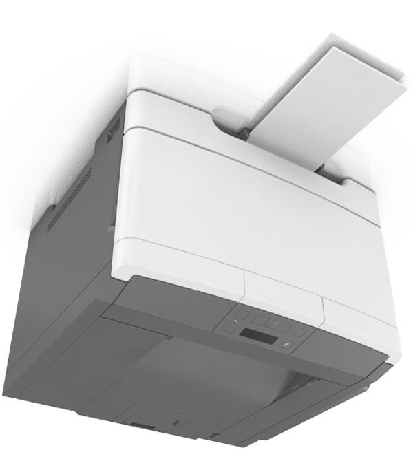 7 Valitse tulostimen ohjauspaneelin Paperi-valikosta paperilaji- ja paperikokoasetukset, jotka vastaavat lokerossa olevaa paperia.