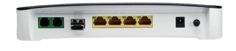 Laitteessa on 4 Ethernet LAN -porttia, valokuituliitäntää tukeva WAN-portti ja IEEE 802.11n WLAN-tukiasema. Laitteessa olevat PSTN-portit eivät ole käytössä.