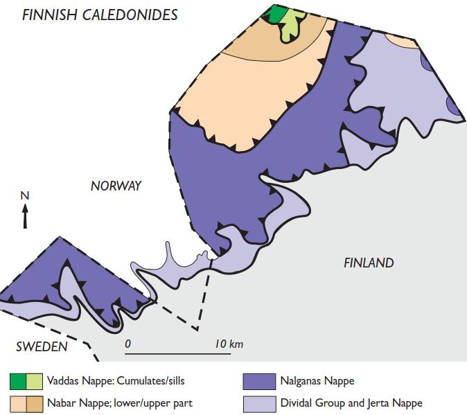 Suomen Kaledonidit Kaledonisen poimuvuoriston kohoaminen 450-400 miljoonaa vuotta sitten Fennoskandian länsilaidalle oli mullistava tapahtuma. Siinä muinaiseen ns.