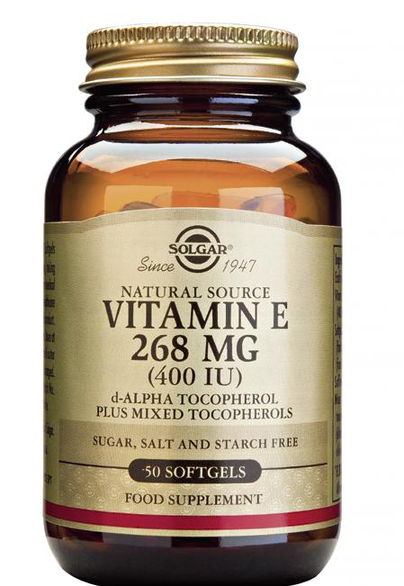 Laadukas ja luonnollinen E-VITAMIINI 268 mg Riittävä E-vitamiinin saanti on edellytys terveelle lihaksistolle. Erityisen tärkeä kuntoilijoille ja senioreille.