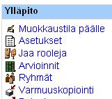 Guest/Vieraskäyttäjä rooli käytössä kursseilla Tiedostojen