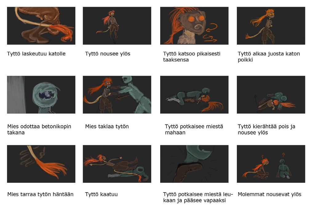 10 Lähdeluettelo Storyboard Gahan, A. 2011. 3ds Max Modeling for Games Insider s Guide to Gamwe Character, Vehicle and Environment Modeling. Waltham, USA: Focal Press Hakkola, I. 2007.