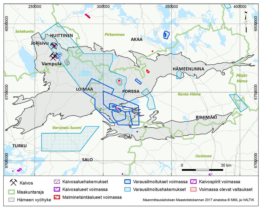 Markku Tiainen, Susanna Kujala, Timo Ahtola, Pasi Eilu, Sari Grönholm, Outi Hakala, Paavo Istolahti, Aapo Jumppanen, Niilo Kärkkäinen, Kalevi Rasilainen ja Hannu Törmä Alueen malmigeologinen tieto