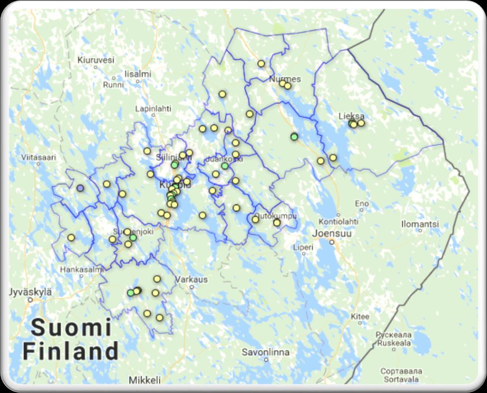 RINKI-EKOPISTEVERKOSTO JÄTEKUKON ALUEELLA (TILANNE 1.2.