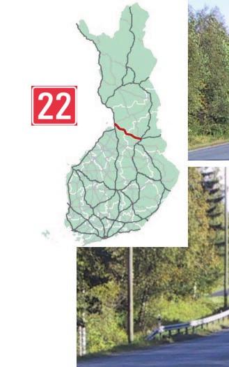 Valtatien 22 kehittäminen välillä Oulu Kajaani Vartius 16 Valtatien 22 parantaminen välillä Oulu Kajaani sisältyi vuoden 2012 liikennepoliittisessa selonteossa hallituskaudella 2012-2015