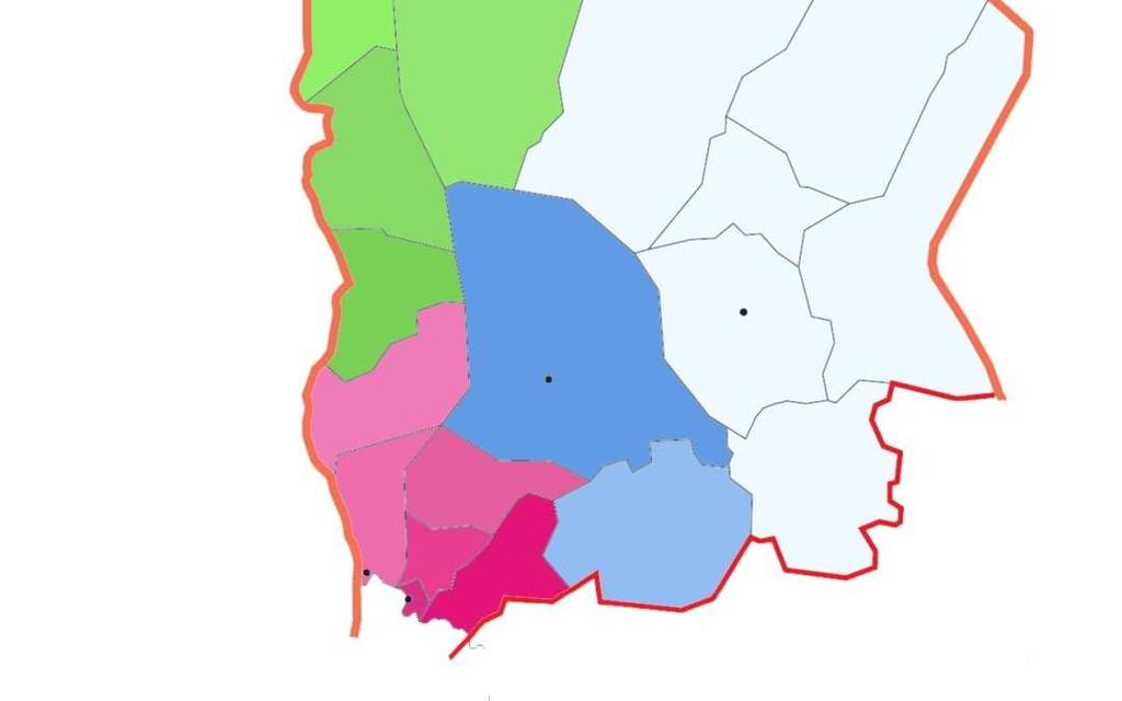 Enontekiö Pinta-ala: 8392 Asukasluku: 1 861 Sosiaali-ja terveystoimen nettomenot/asukas: 4 646 Sosiaalitoimen nettomenot: 2 211 Sosiaalityöntekijöitä:/2000 as: 2,1 Kittilä Pinta-ala: 8263 Asukasluku:
