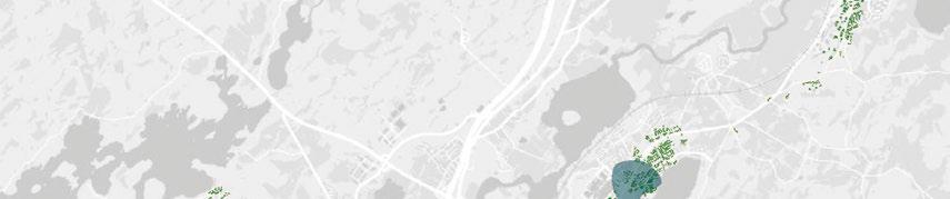 Joukkoliikennekaupunki Autokaupunki Harva autokaupunki Suunnitelma-alue Keskusta-alue Kaupan alue