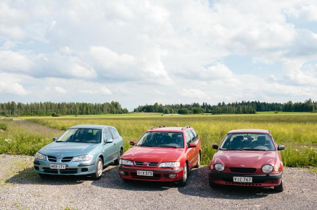 32 7 MUUTOSSARJAN TESTAUS 7.1 Testiryhmä ja heidän autonsa E85-muutossarjan testiryhmä koostuu neljästä henkilöstä, jotka on valittu MTK:n energiavaliokunnasta.