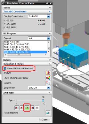 7. To start the simulation go to Tools