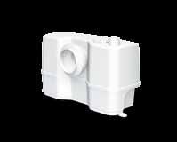 Grundfos on kompakti automaattinen pienpumppaamo 1 lisätuloliitännällä. Se sopii jäteveden pumppaamiseen pesualtaasta ja vaaakasuoralla liitännällä varustetusta WC:stä.