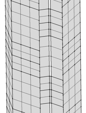 C-paaluun kohdistuva puristusvoima on annettu viivakuormana paalun yläpäähän (x = L).