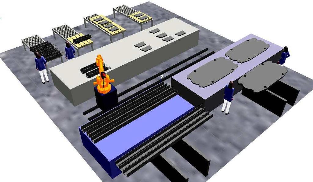 3 Mistä tuotantojärjestelmä koostuu robotti käsittelee kappaleita - kappaleenkäsittelyrobotti tekee prosessivaiheita - prosessirobotiikka prosessi