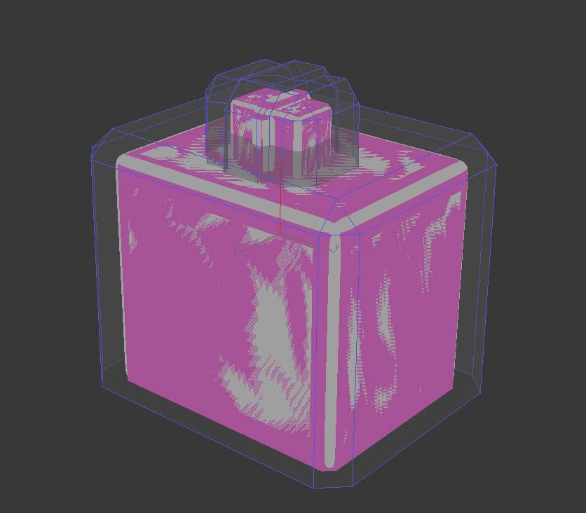 normaalien beikkaus Beikkaus on sitä, että high-poly mallista leivotaan sen yksityiskohtainen geometria tieto low-poly malliin.