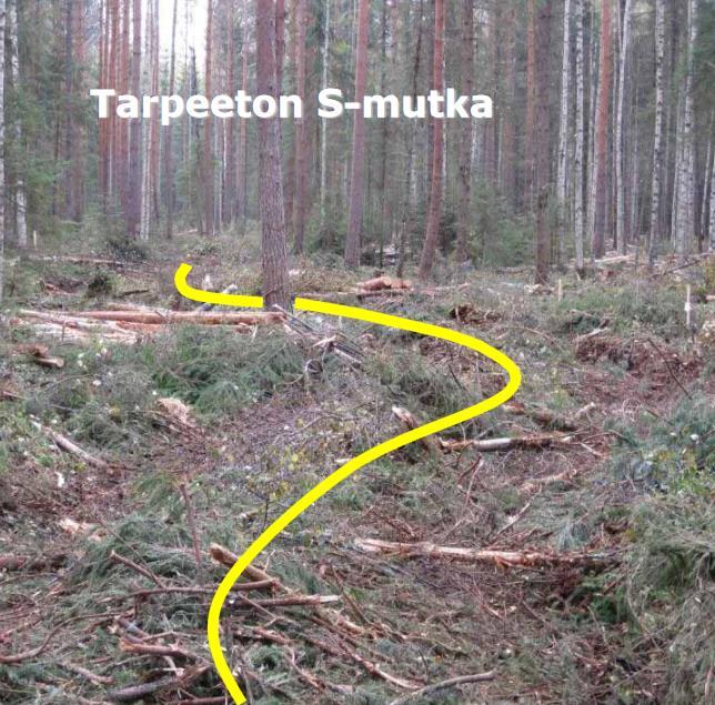 22 Ajouria tehdessä on erityisesti varottava tiukkojen kurvien ja s-mutkien tekemistä. Tiukat kaarteet saavat metsäkoneen telaston-, pyörän rikkomaan maanpinnan helposti.