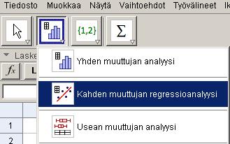 Selvitetään aineiston perusteella, onko tehtyjen