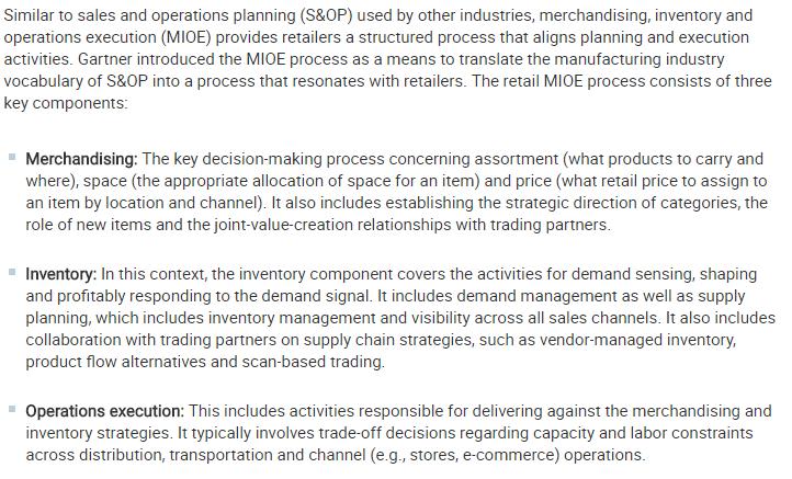 Kun kysyntä kohtaa tarjonnan Valmistavassa teollisuudessa yleinen S&OP-prosessi on vähittäiskaupan puolella vielä melko harvinainen Liiketoiminnan vauhti ja volyymi aiheuttavat omat haasteensa