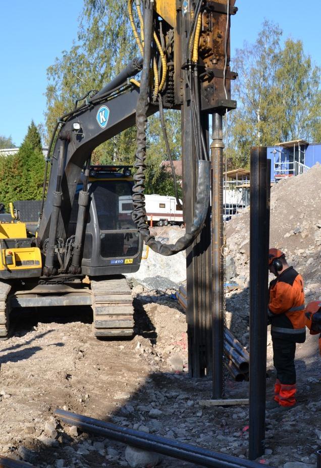 2. Paalutyypin valinta Kohteeseen parhaiten soveltuva paalutyyppi ja paalukoko valitaan mm. pohjasuhteiden, kuormitusten sekä ympäröivien rakenteiden perusteella.