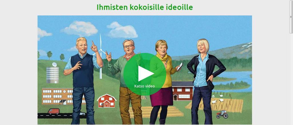 ndin kehittämisprojektissa 2014 tehtiin yhteinen ilme: logo (Leader-lippu), slogan, leadersuom ja tällä