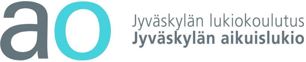 Jyväskylän aikuislukio Sepänkatu 3 40720 JYVÄSKYLÄ Puh. 040 341 4660 / rehtori Puh.