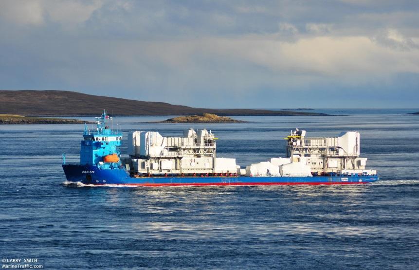 Meriaura Ltd. Finnish shipping company specialising in demanding project cargo industrial bulk and raw materials.