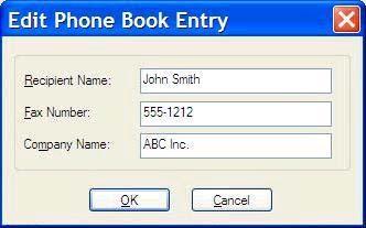 3. Valitse nimi Edit Phone Book (Muokkaa puhelinluetteloa) -valintaikkunassa ja valitse sitten Edit (Muokkaa). Edit Phone Book Entry (Muokkaa puhelinluettelon merkintää) -valintaikkuna tulee näkyviin.