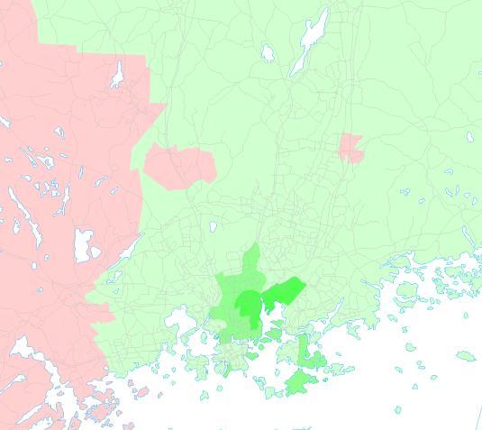 Pasilanväylän itäosan tunneleiden vaikutuksesta.