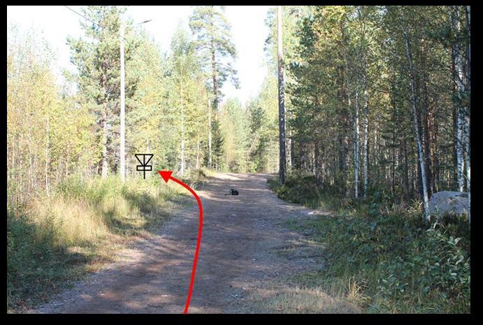 Siirtyminen tapahtuu kuntorataa pitkin.