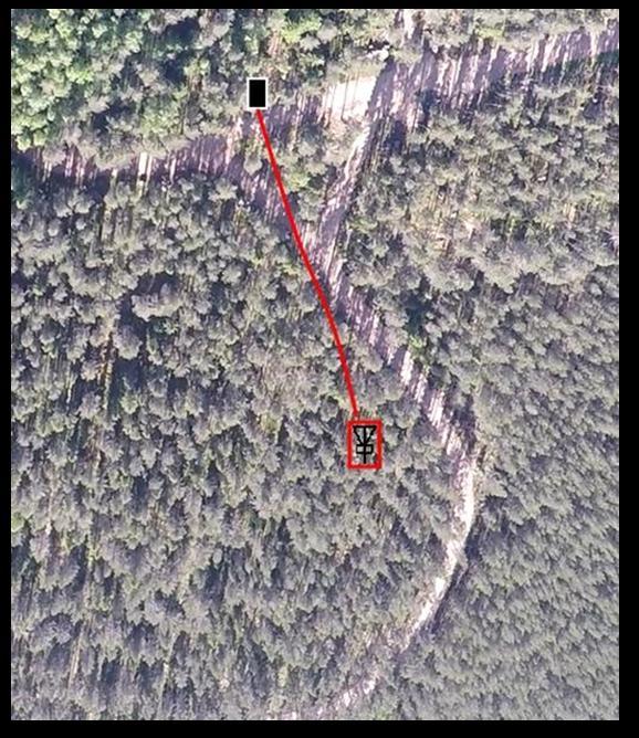 Näkyvyys kuntoradalle molempiin suuntiin on kuitenkin riittävä.