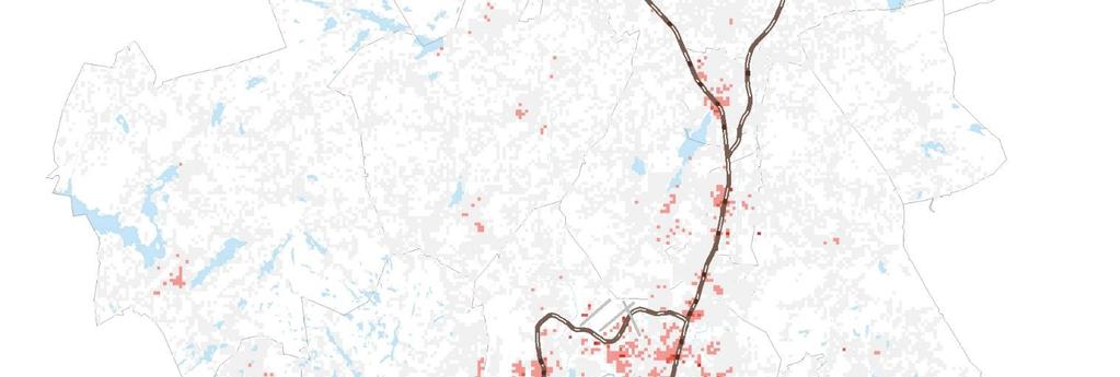 Aluetehokkuusluku ilmaisee rakennusten pinta-alan