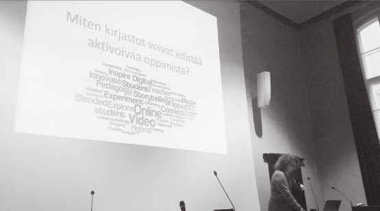 Eeva Pyörälä Helsingin yliopistosta johdatteli seminaarin teemaan Reilussa kuudessa minuutissakin saa hyvän yleiskäsityksen, mutta kiinnostavimpiin aiheisiin voi rauhassa perehtyä myöhemmin
