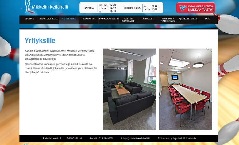 Seuraavassa kuvassa on yrityssivu, josta käyttäjä huomaa siitä puuttuvan oleellisia tietoja, kuten näemme kuvasta 4. KUVA 4.