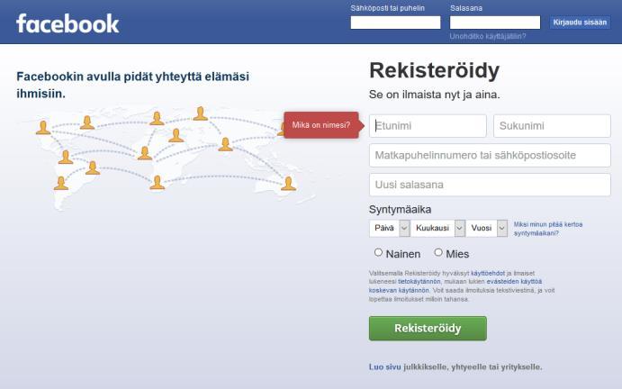 Facebookissa on myös mahdollista liittyä erilaisiin yhteisöihin ja saada tietoa tulevista tapahtumista kuten myös seurata julkisia sivustoja kuten esim. Aamulehti, Yle, + tuhansia muita.