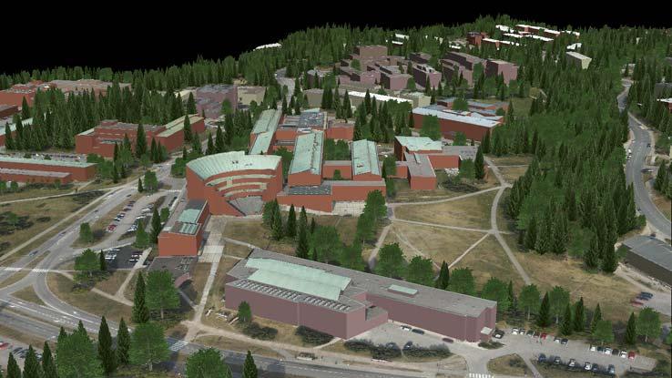 Accurate 3D modelling of Helsinki University campus area created from laser scanning data and digital aerial photos (Hyyppä) Yhteisen opetuksen tarve Uusi tutkintorakenne tarjoaa monipuolisia
