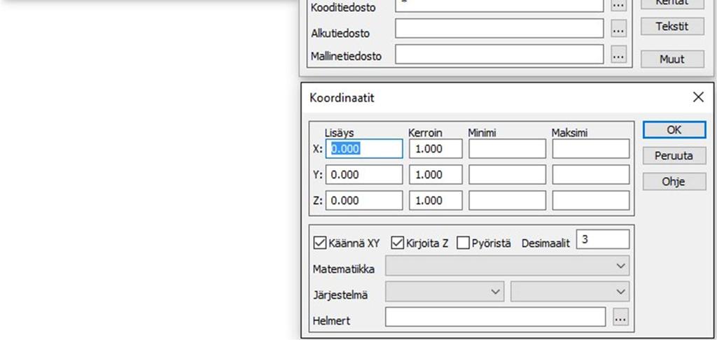 objekteja, tämä ottaa suorituskykyä koneohjausjärjestelmästä Taustakartan tiedostonimeen lisäys!bg.